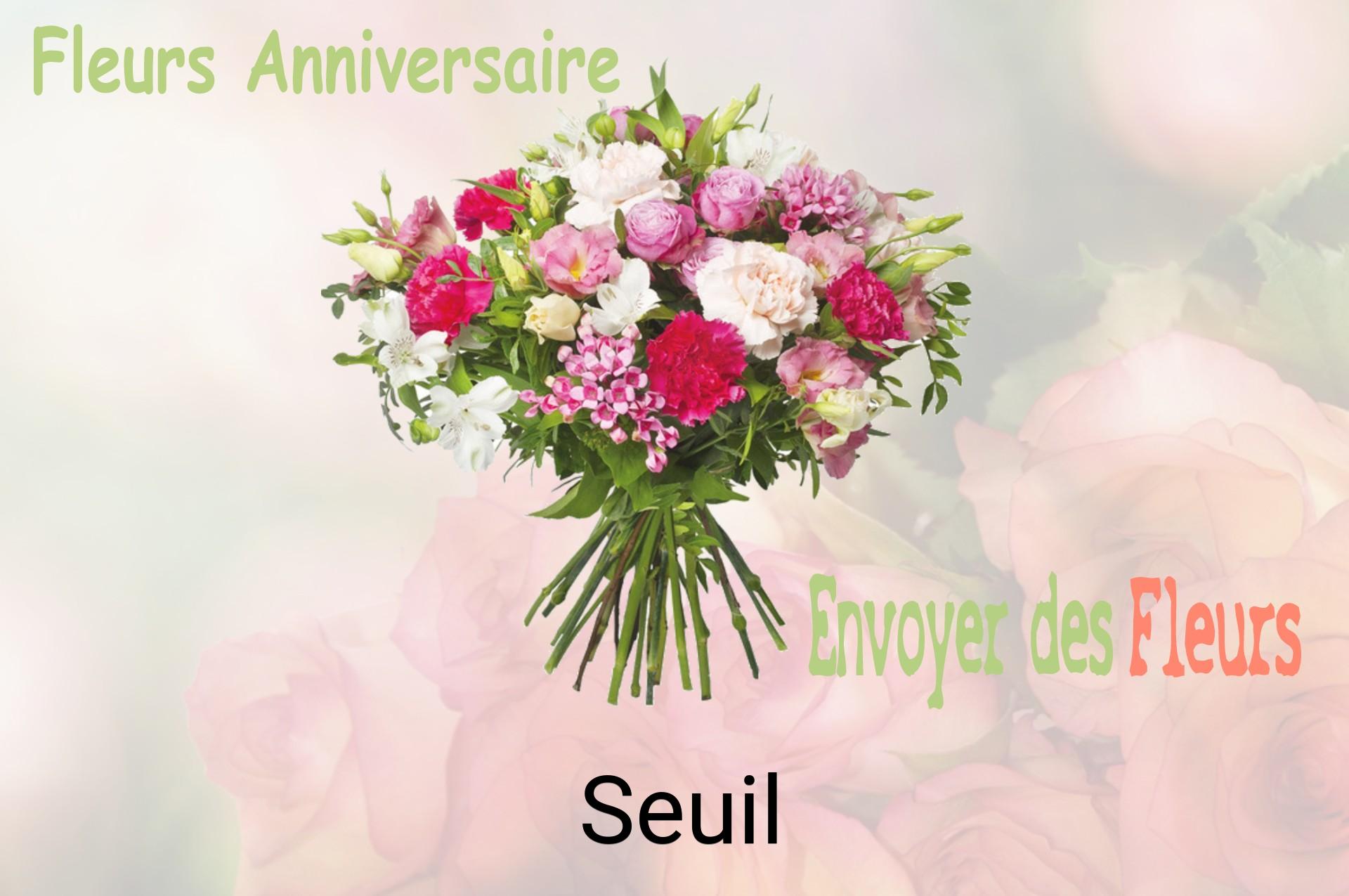 Bouquet de fleurs d’anniversaire livré à Seuil